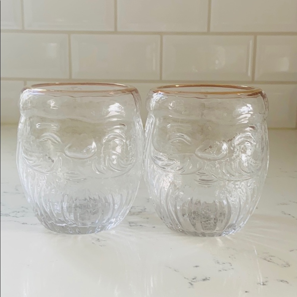 Anthropologie Santa Claus North Pole Juice Glass - Picture 4 of 15